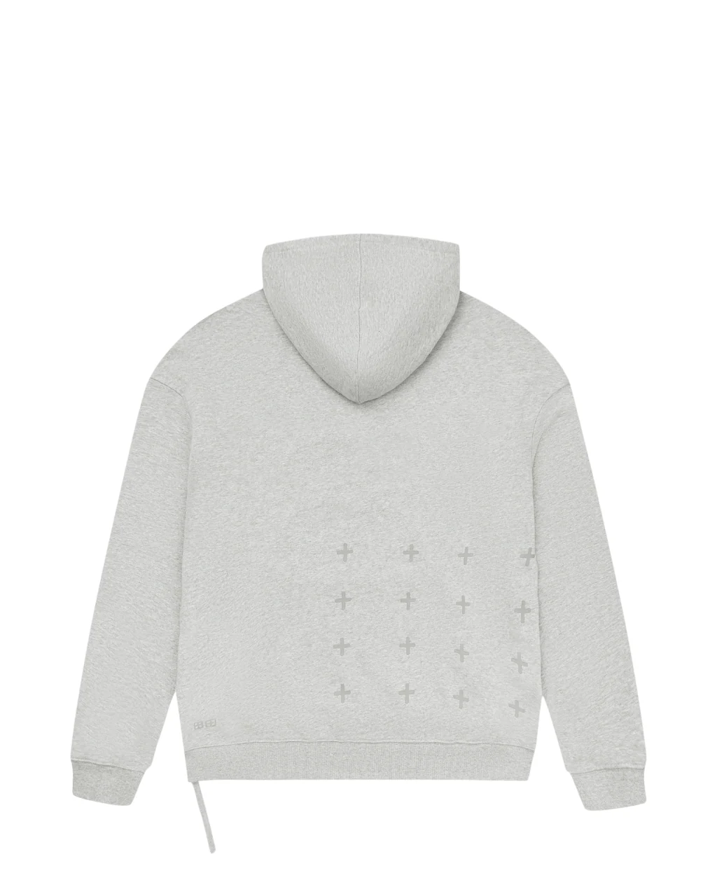 4 X 4 BIGGIE HOODIE GREY MARLE - Image 7