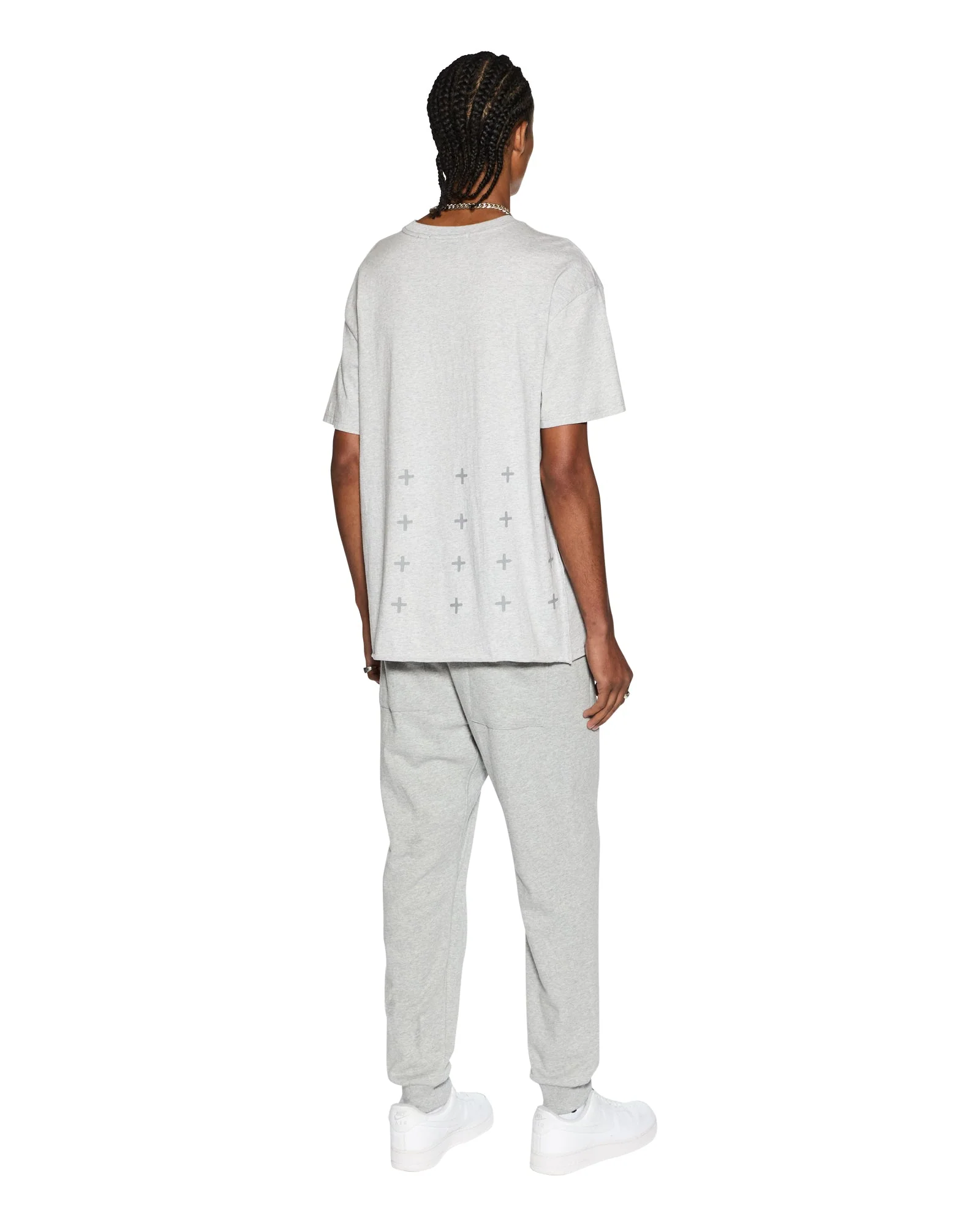 4 X 4 BIGGIE SS TEE GREY MARLE - Image 3