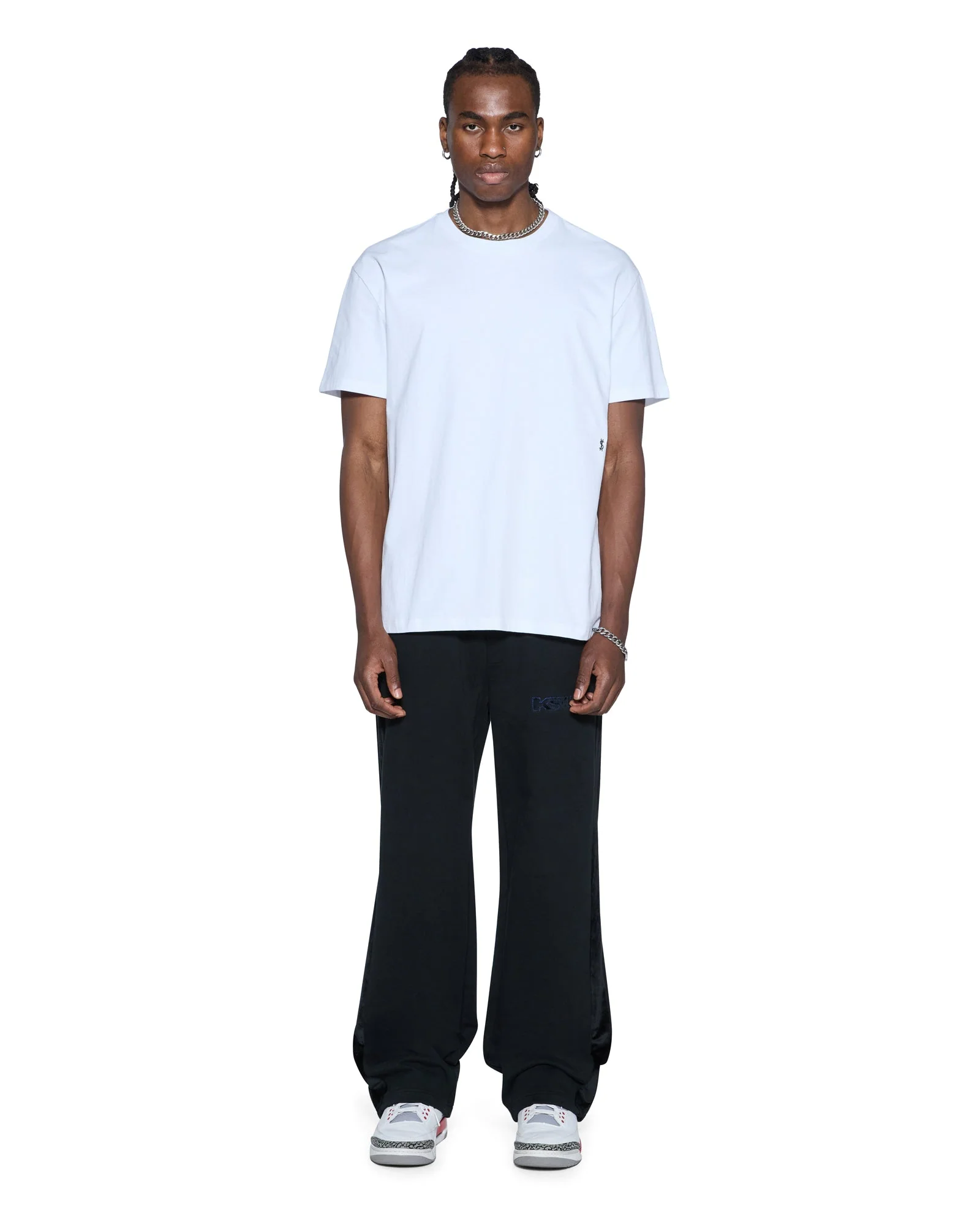 4X4 PAISE BIGGIE SS TEE WHITE BLACK - Image 3