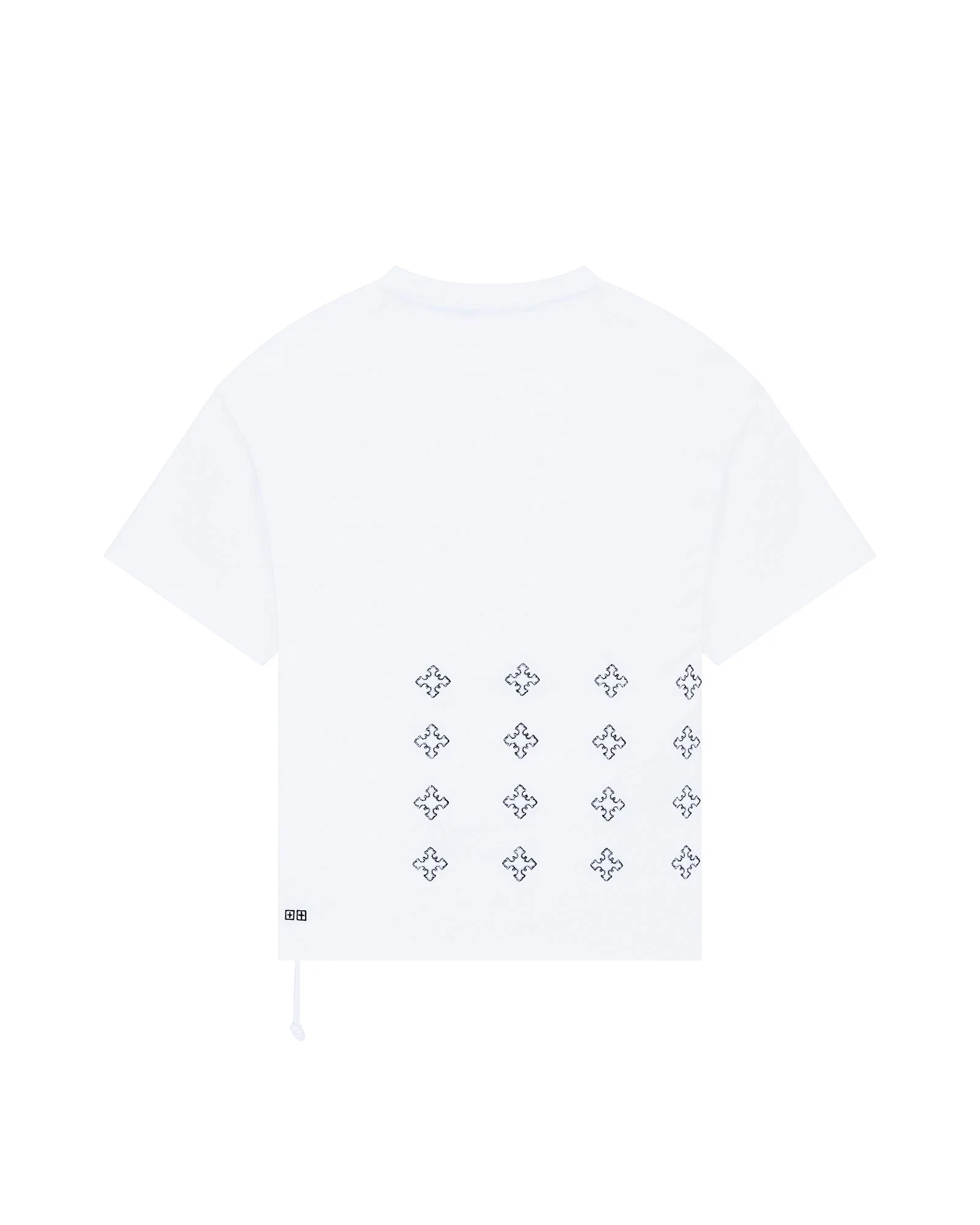 4X4 PAISE BIGGIE SS TEE WHITE BLACK - Image 6