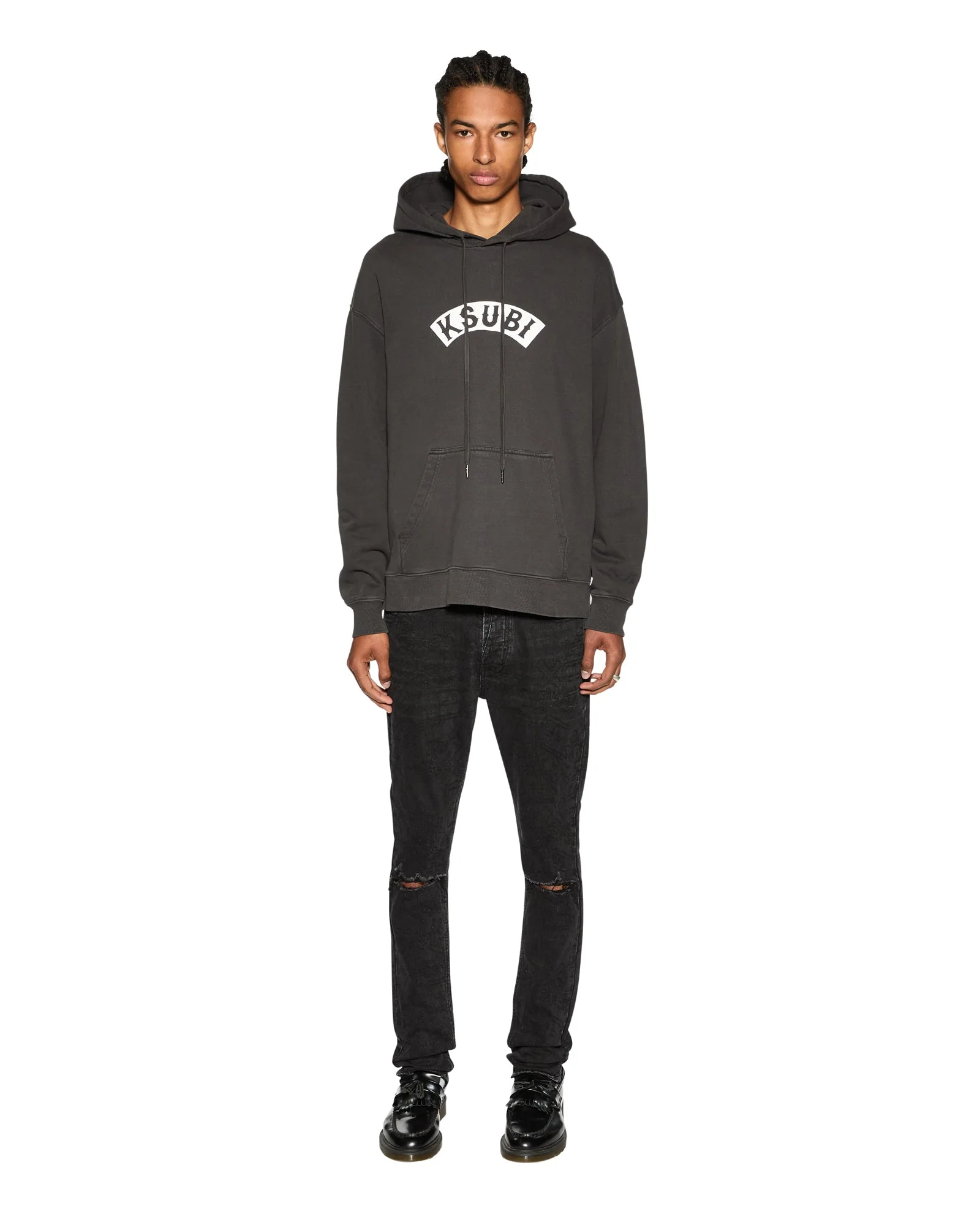 BADDIES BIGGIE HOODIE FADED BLACK - Image 6