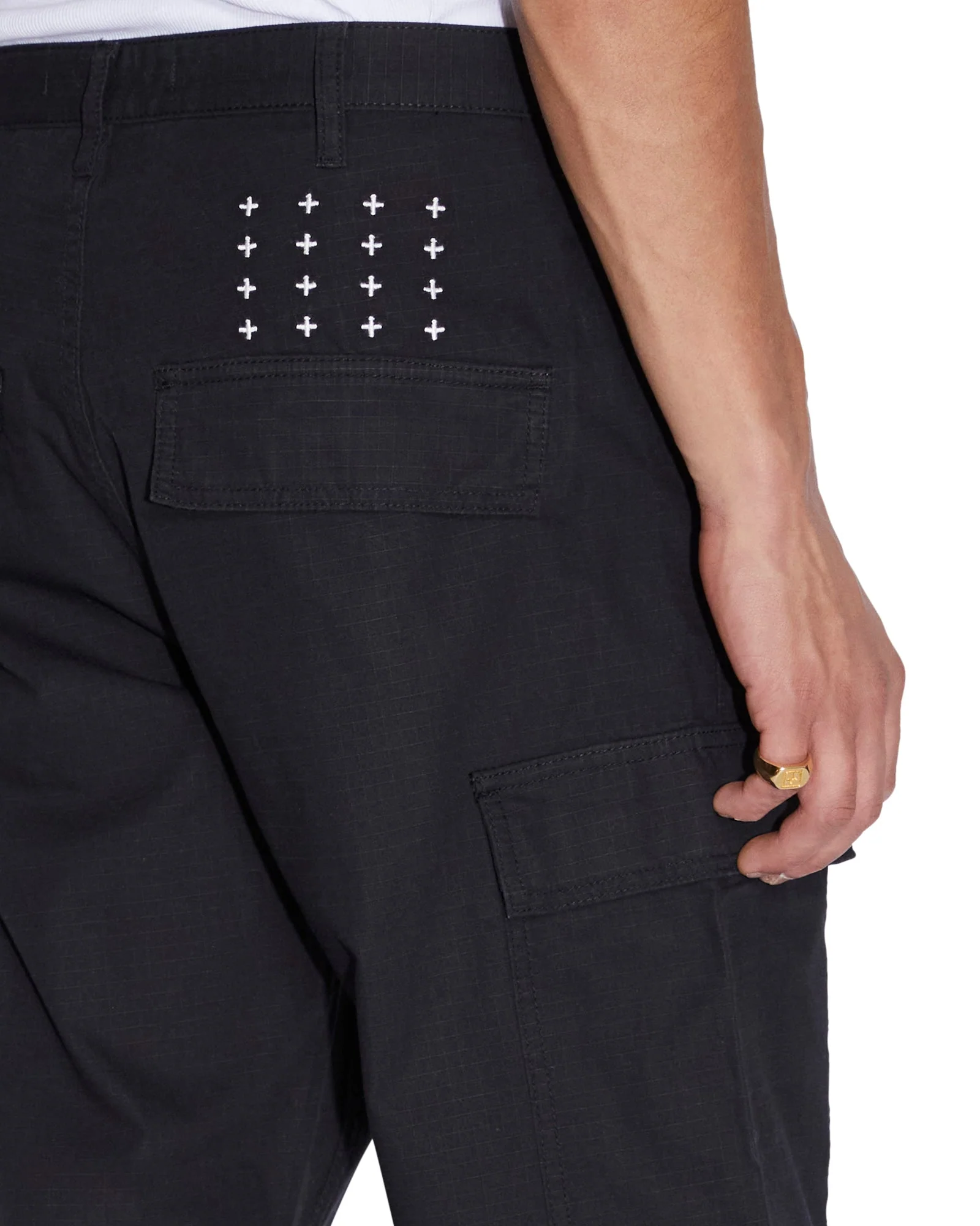 FUGITIVE CARGO PANT BLACK - Image 4