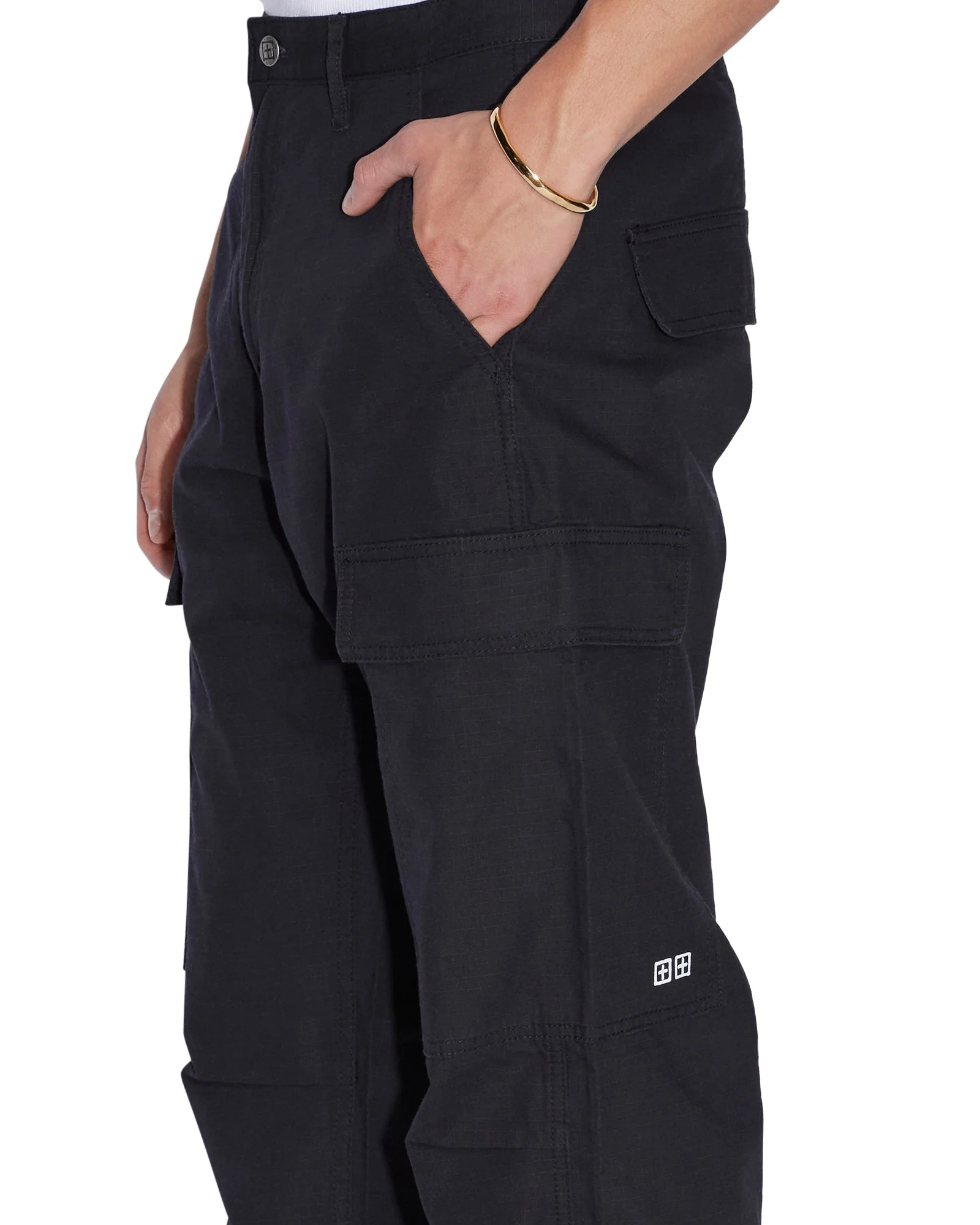 FUGITIVE CARGO PANT BLACK - Image 5