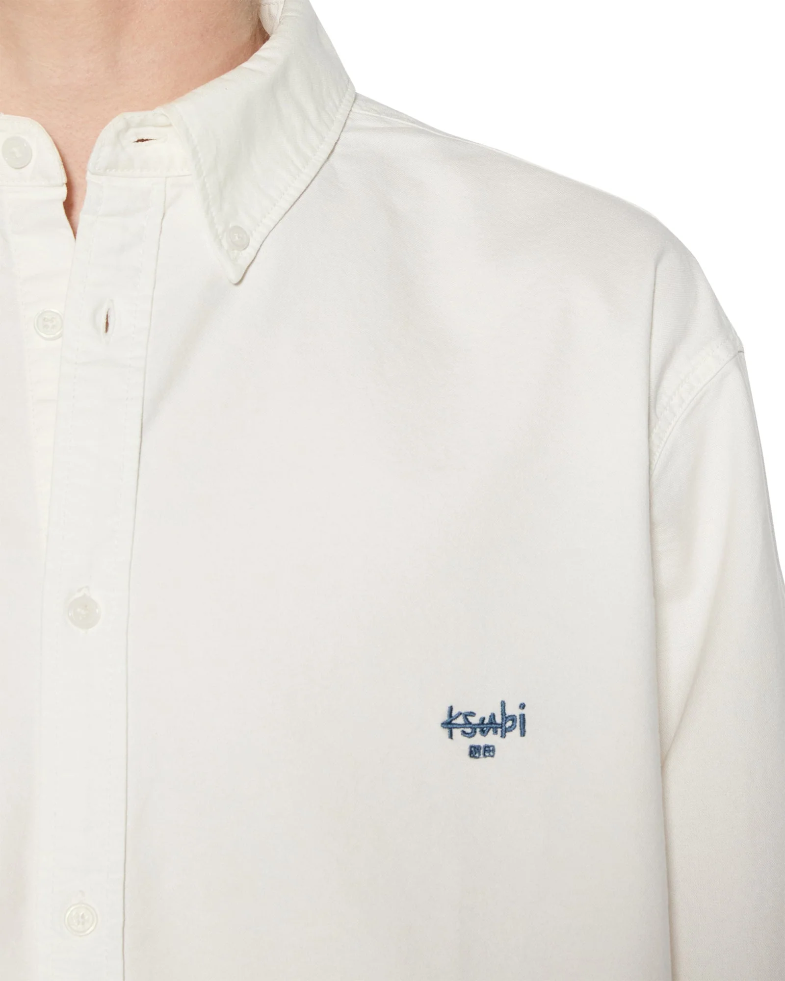 KSIGNATURE BUTTON DOWN LS SHIRT WHITE - Image 3