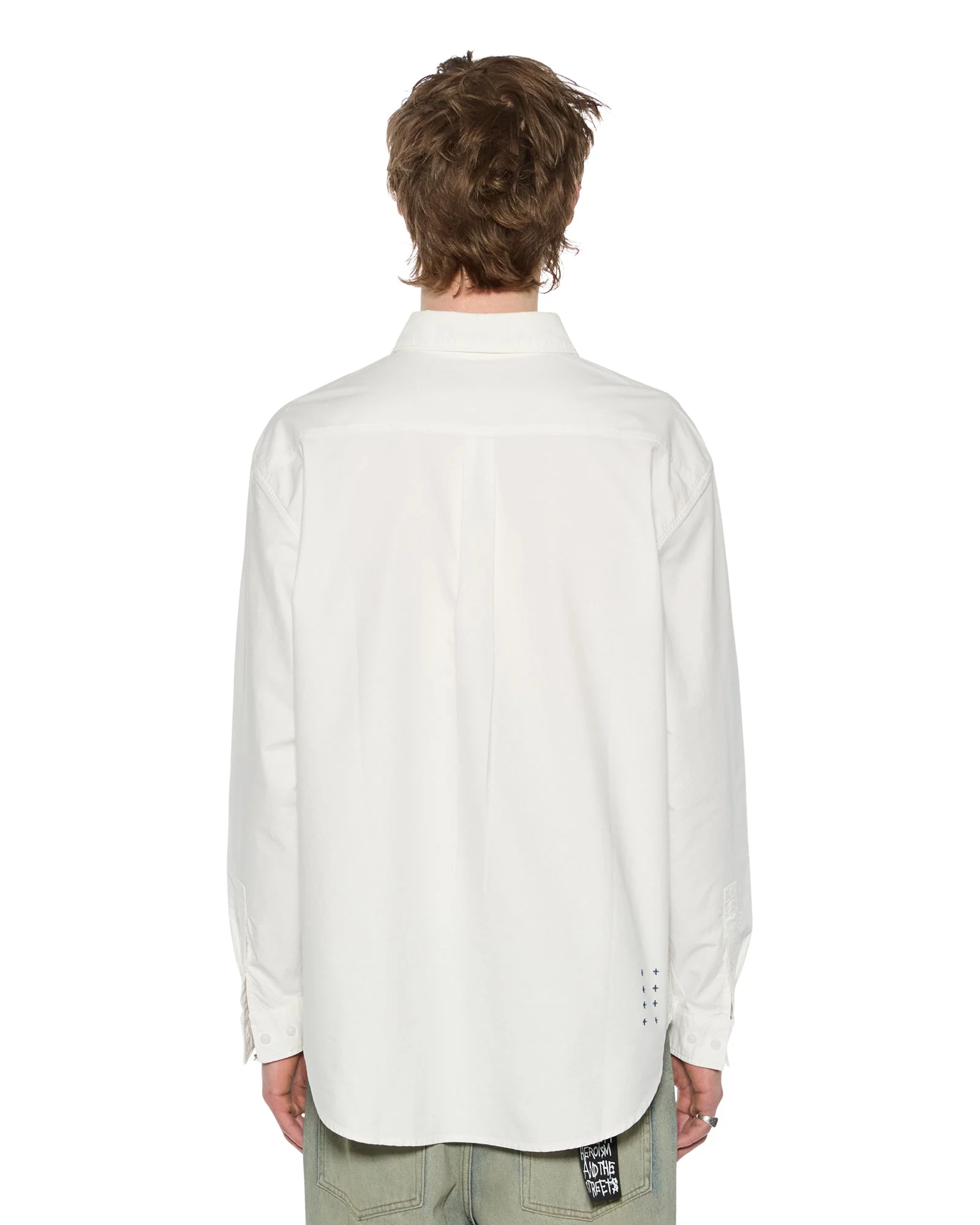 KSIGNATURE BUTTON DOWN LS SHIRT WHITE - Image 6