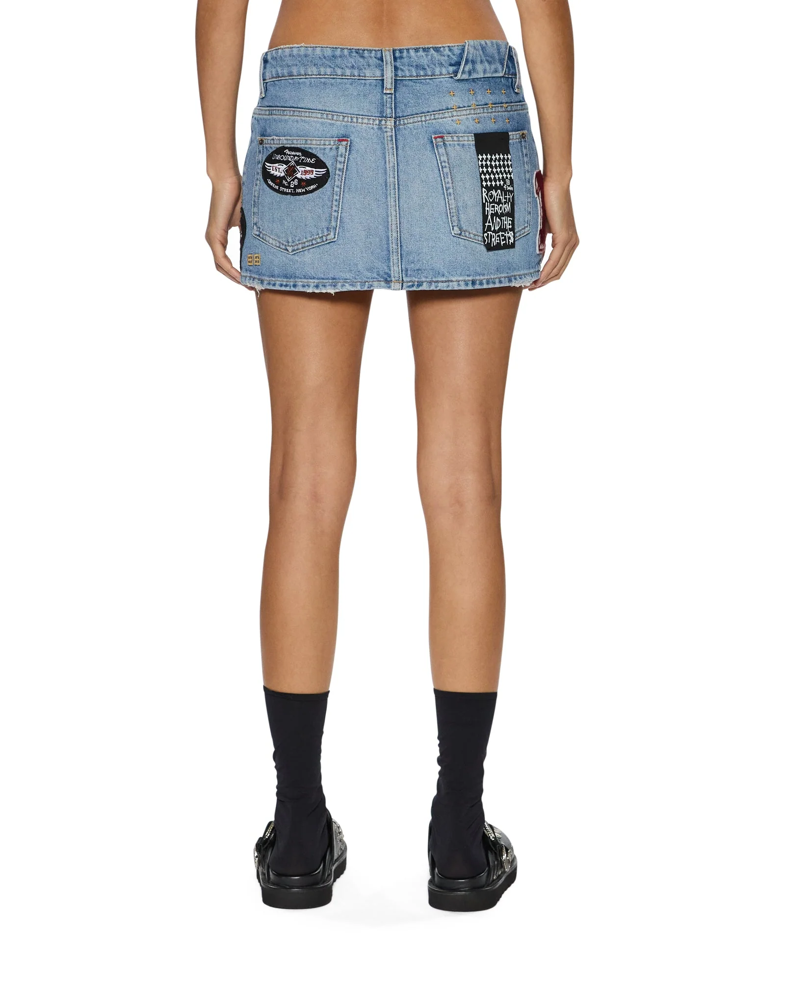 MICRO MINI SKIRT HORIZON PATCH - Image 5