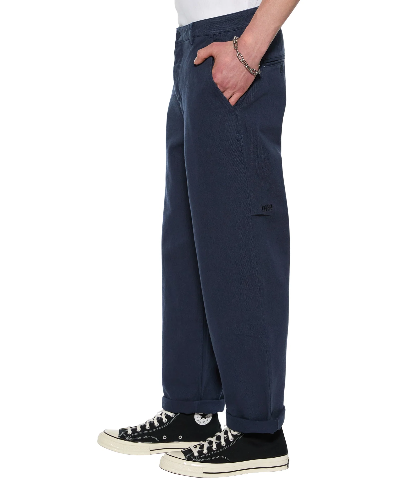 RIVAL CHINO TROUSER NAVY - Image 3
