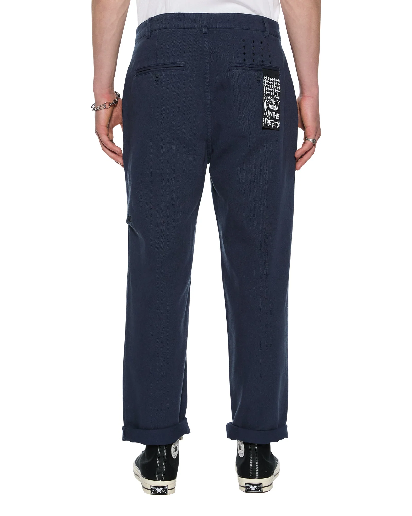 RIVAL CHINO TROUSER NAVY - Image 6